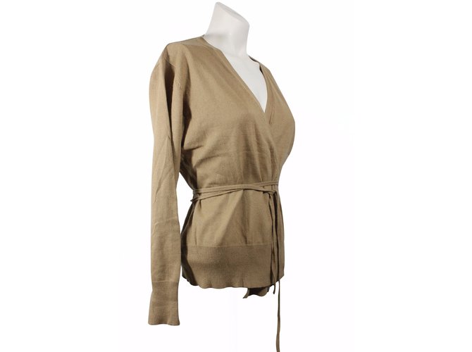 Autre Marque Soft Grey Wickeljacke Camel Karamell - Ansicht 3