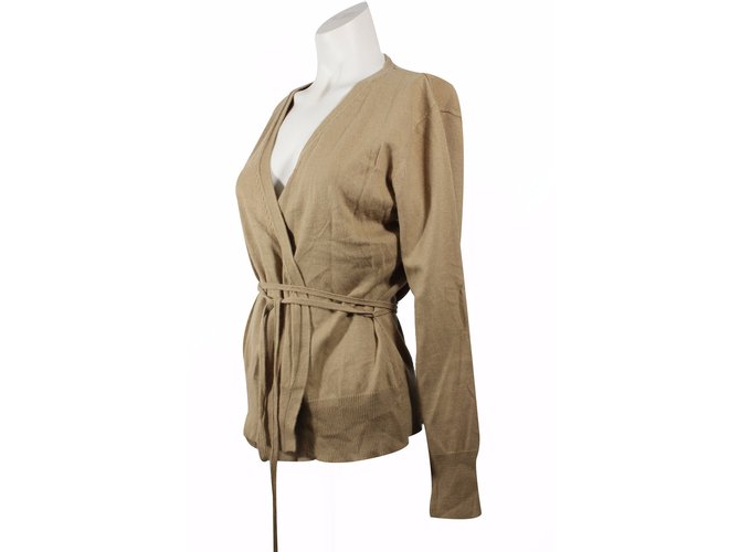 Autre Marque Soft Grey Wickeljacke Camel Karamell - Ansicht 4
