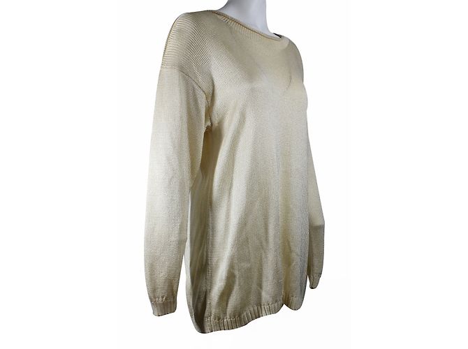 Autre Marque Dorothée Bis Strickset Pullover und Hose Beige M - Ansicht 3