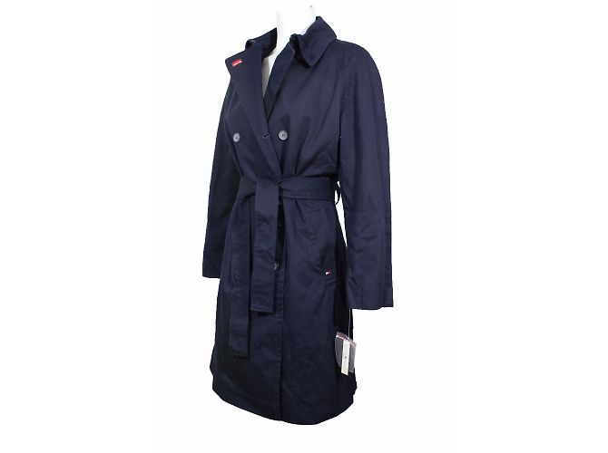 Gabardina Tommy Hilfiger Azul Marino Algodón M - vista 3
