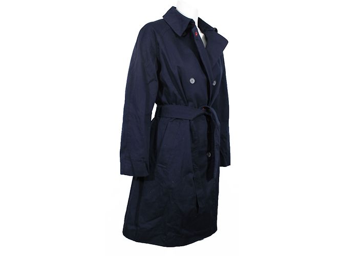 Gabardina Tommy Hilfiger Azul Marino Algodón M - vista 4