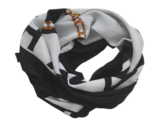 Chanel Bufandas de seda Blanco - vista 2