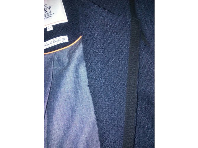 Giacca bomber MKT studio blu cotone - vista 6