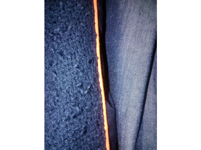 Giacca bomber MKT studio blu cotone - vista 7