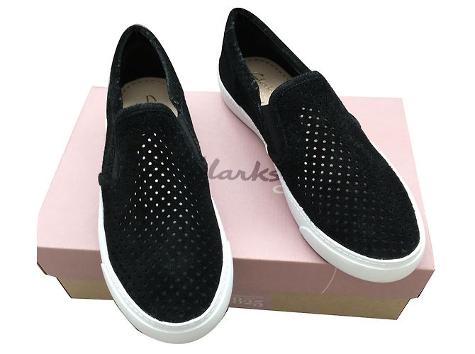 Mocassini Clarks in pelle neri taglia 38 Nero - vista 2
