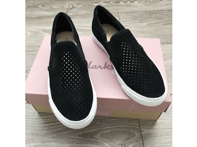 Mocassini Clarks in pelle neri taglia 38 Nero - vista 8