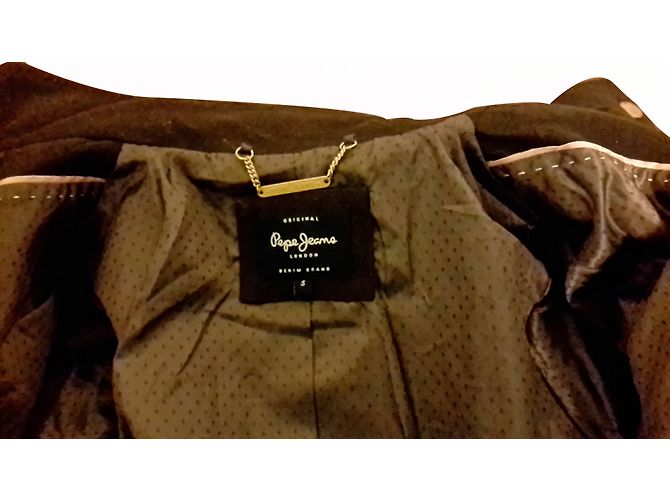 Abrigo Pepe Jeans Kianan de lana caqui - vista 2