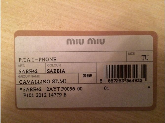 Miu Miu iPhone 4/4S Case Leopard Print Leather - view 6