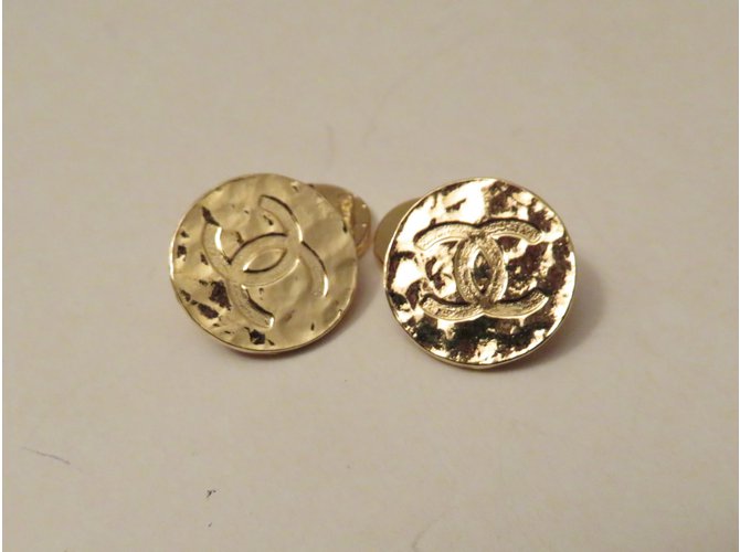 Chanel Cufflinks Golden - view 3