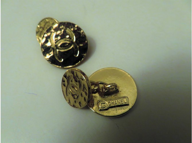 Chanel Cufflinks Golden - view 5