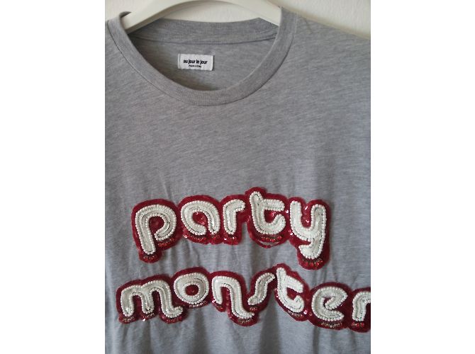 Autre Marque camiseta monstruo fiesta Gris - vista 2