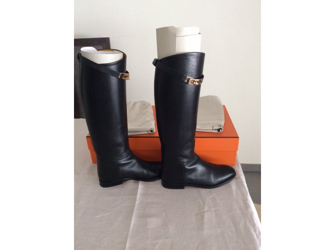 Hermès Hermes Jumping Boots Nero - vista 4