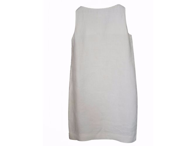 Sportmax Leinenkleid Weiß - Ansicht 2