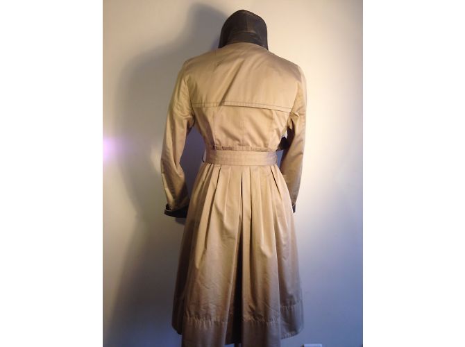 Gabardina Paule Ka Beige de Algodón y Seda Multicolor - vista 7
