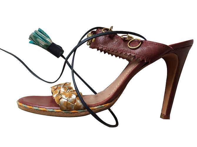 Sandali Vanessa Bruno in pelle multicolore 40 - vista 2
