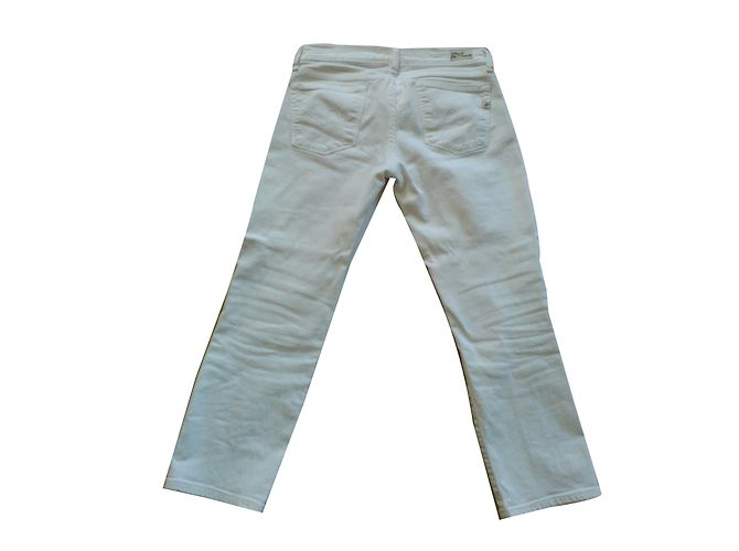 Jeans 7 For All Mankind de denim blanco talla 26 - vista 2
