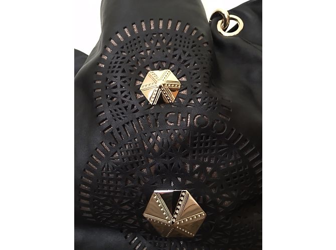 Jimmy Choo Bolsa piramidal perforada Lohla m - vista 6