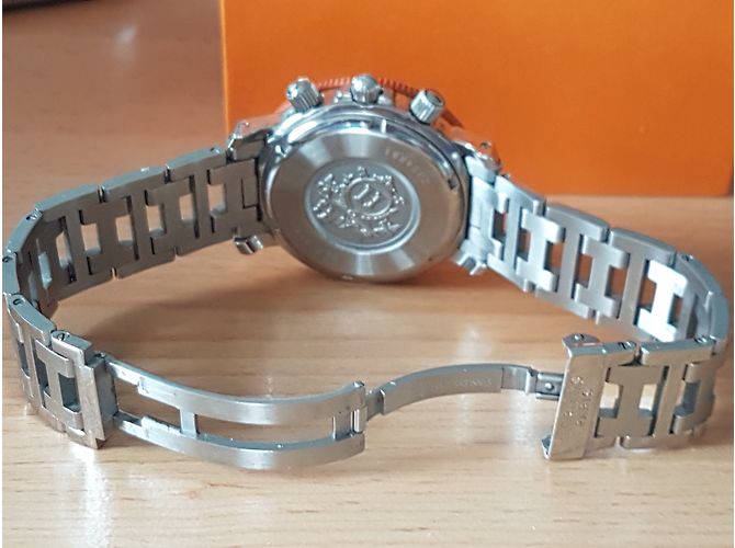 Hermès MONTRE CLIPPER CHRONOGRAPHE Orange - Ansicht 4