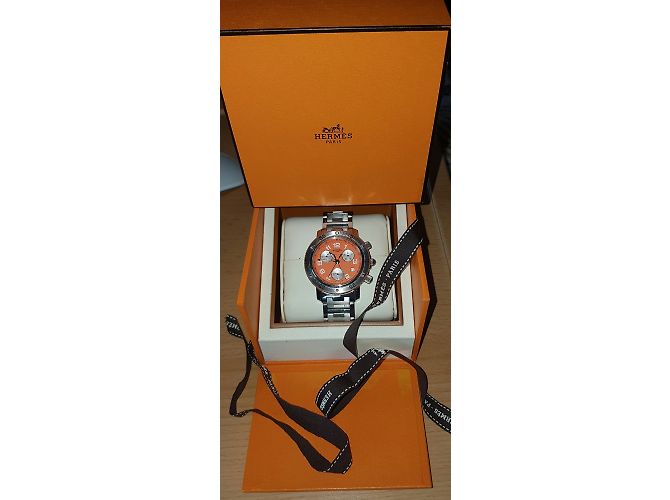 Hermès MONTRE CLIPPER CHRONOGRAPHE Orange - Ansicht 5