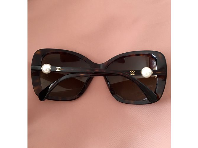 Chanel Sonnenbrille Braun - Ansicht 4