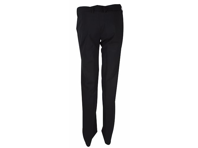 Pantalones Dolce & Gabbana de lana negros corte recto - vista 4