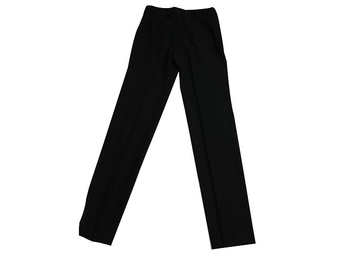 Pantalones Dolce & Gabbana de lana negros corte recto - vista 5