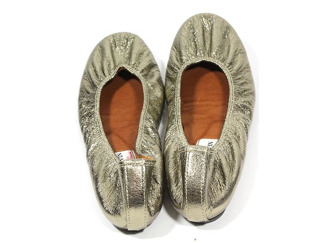 Lanvin Ballerinas aus Leder Kupfer Hellgold - Ansicht 6
