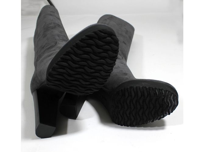 Botas Hogan Nuevo Tacco de ante gris talla 35 - vista 8