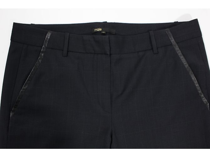 Pantaloni Maje DECOLORE Nero Antracite Grigio antracite - vista 7