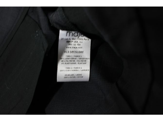 Pantaloni Maje DECOLORE Nero Antracite Grigio antracite - vista 8