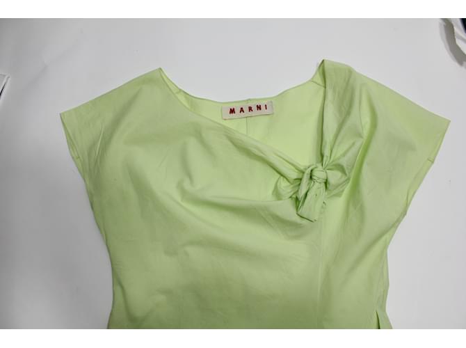 Top Marni Verde Lima de Algodón - vista 5
