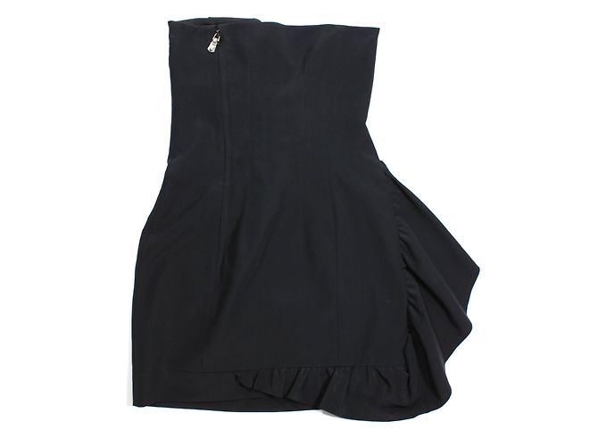 Miu Miu Srapless Cocktailkleid Schwarz - Ansicht 2