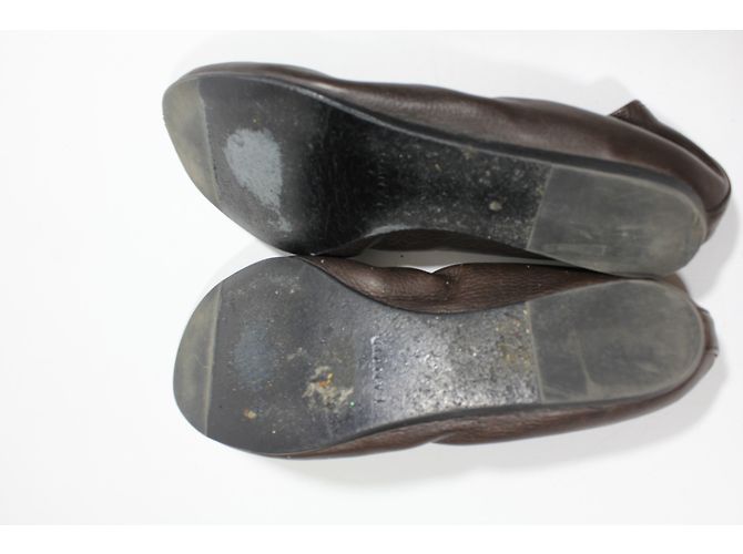 Lanvin Ballerinas aus Leder Braun Größe 35 - Ansicht 6