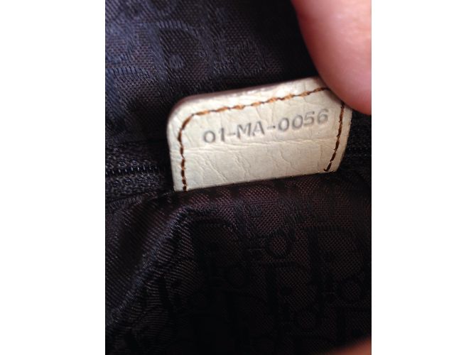 Dior Gaucho in pelle beige con hardware argento - vista 12