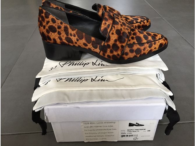 3.1 Phillip Lim Quinn Leoparden-Müßiggänger - Ansicht 8