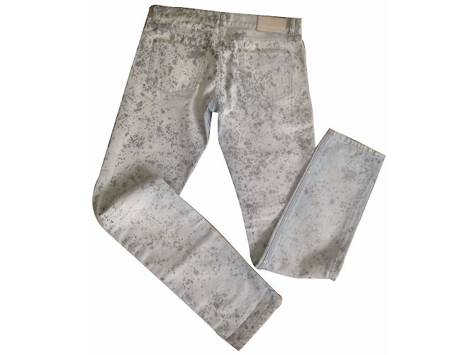 Diesel Black Gold Jeans Hellblau Gerade Schnitt Gr. 28 - Ansicht 2