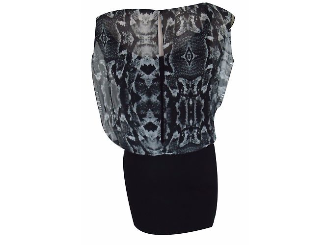 Guess Kleid Zebra Print Polyester S Zebra-druck - Ansicht 2