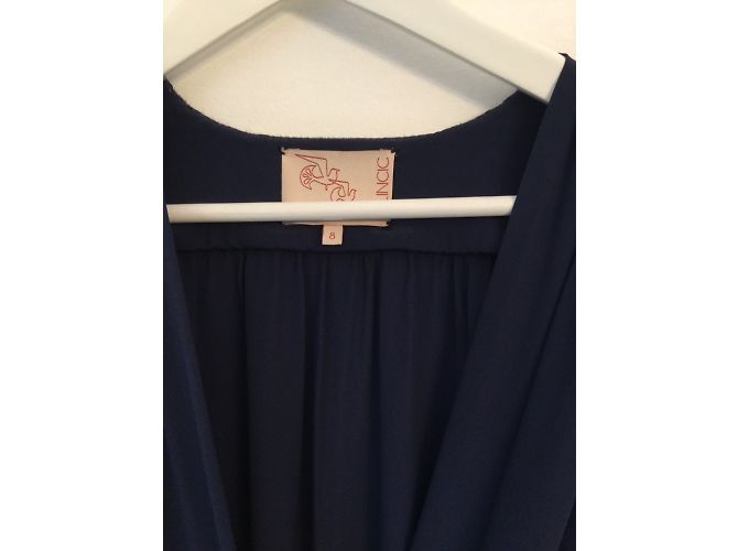 Autre Marque Atemberaubendes Navy Roksanda Ilincic Kleid Blau - Ansicht 4