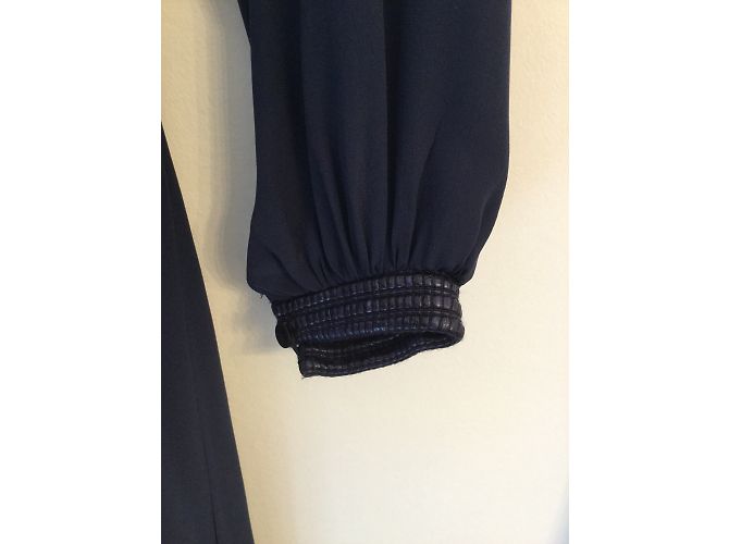 Autre Marque Atemberaubendes Navy Roksanda Ilincic Kleid Blau - Ansicht 5