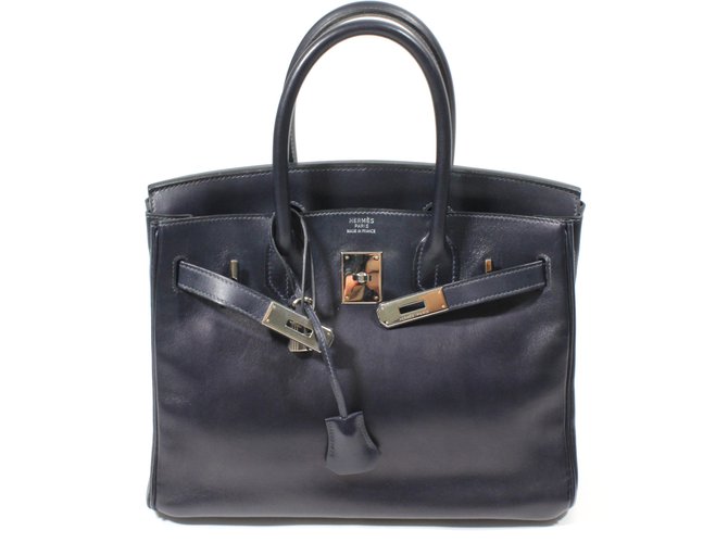 Birkin Hermès Handtaschen Blau - Ansicht 7
