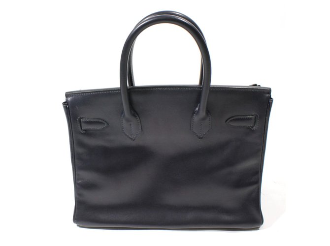 Birkin Hermès Handtaschen Blau - Ansicht 8