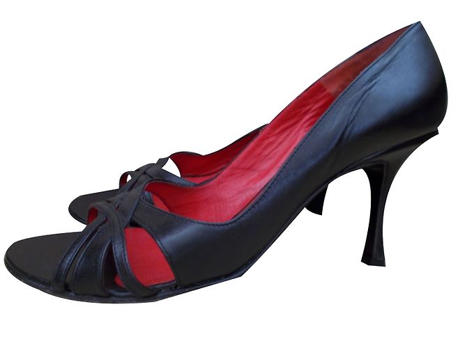 Décolleté con punta aperta Russell & Bromley Nere Nero - vista 2
