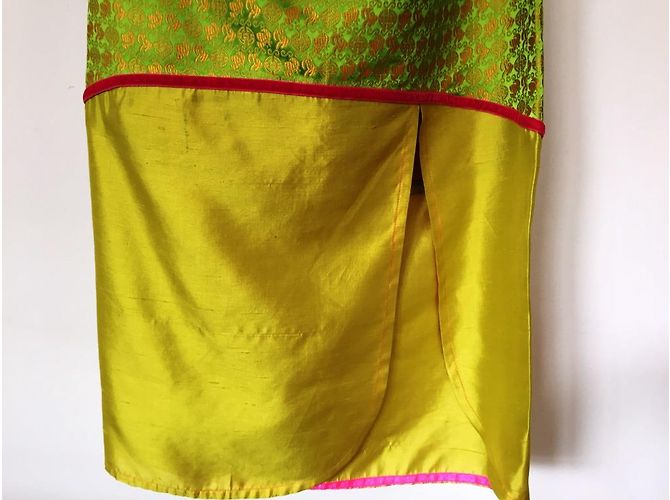 Autre Marque Falda Seda Patty Shelabarger Multicolor - vista 5