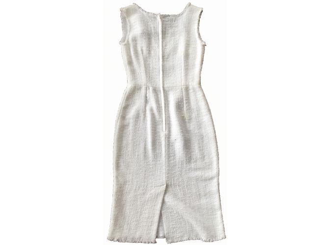 Vestido blanco de viscosa Dolce & Gabbana - vista 2