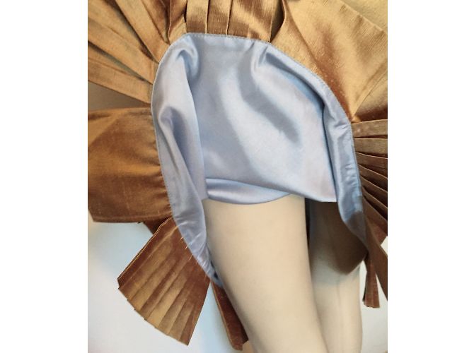 Autre Marque Kartalis Paris Seidenkleid A-Linie Bronze - Ansicht 8