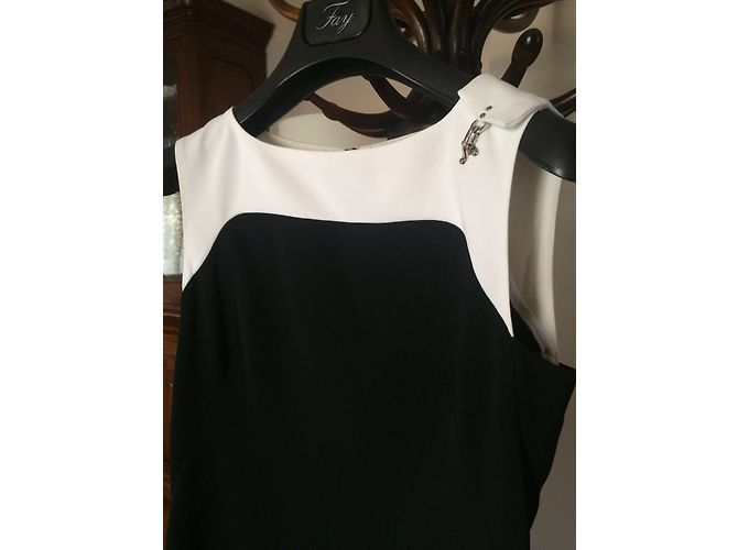 Vestido Fay Preto de Viscose XS - vista 4