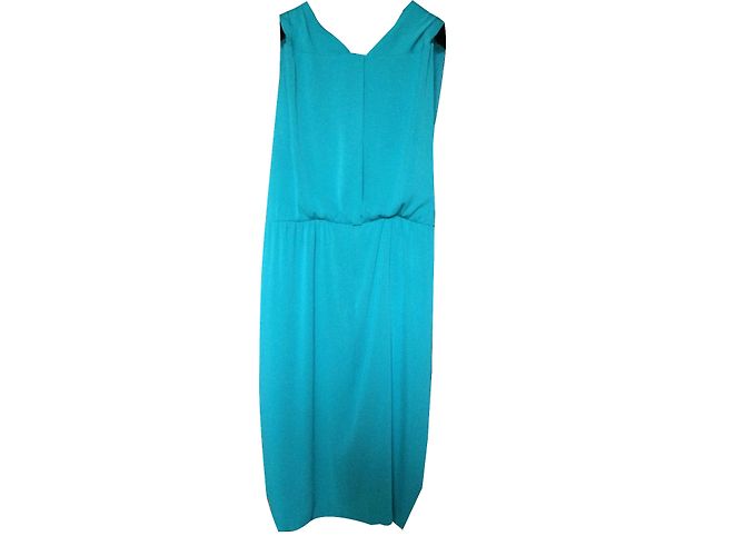 Blumarine Kleid aus blauer Seide - Ansicht 2