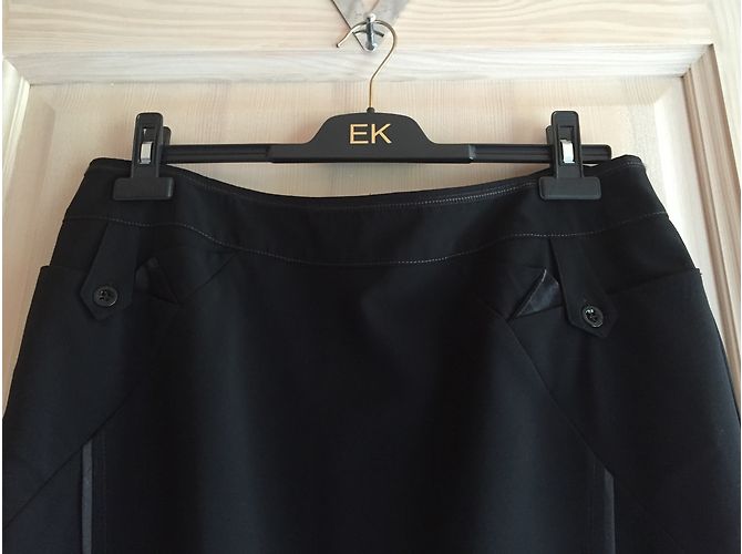 Eva Kayan Falda elegante Negro - vista 4