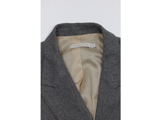 Sandro Hahnentritt Blazer Grau - Ansicht 5