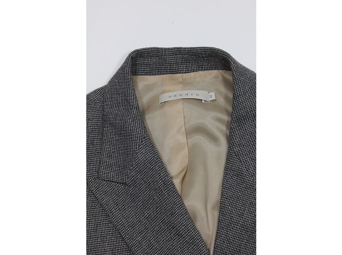 Sandro Hahnentritt Blazer Grau - Ansicht 6